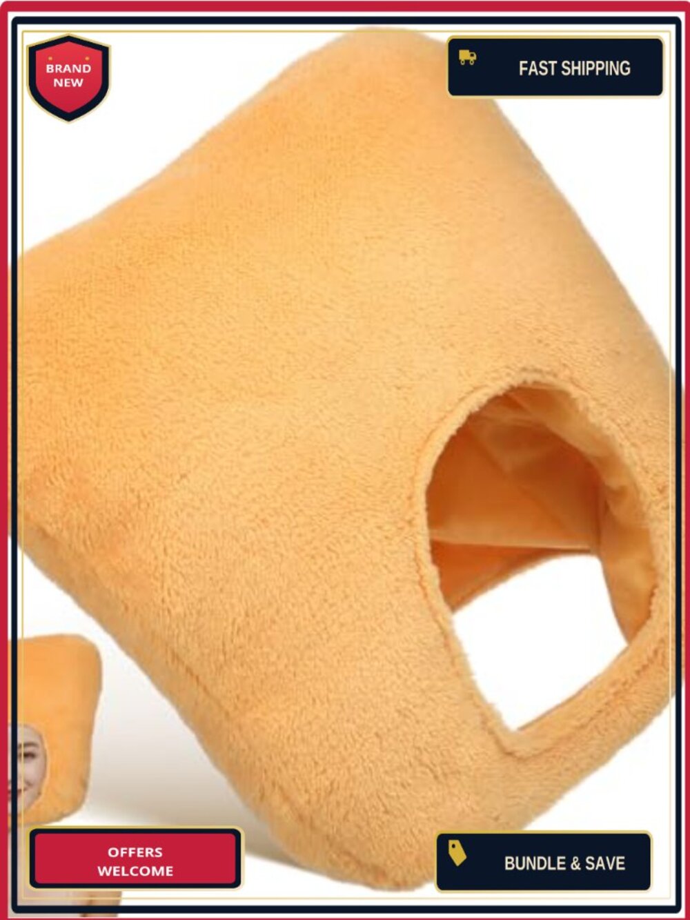 Chicken Nugget Costume Hat Food Cosplay Headgear Party Prop